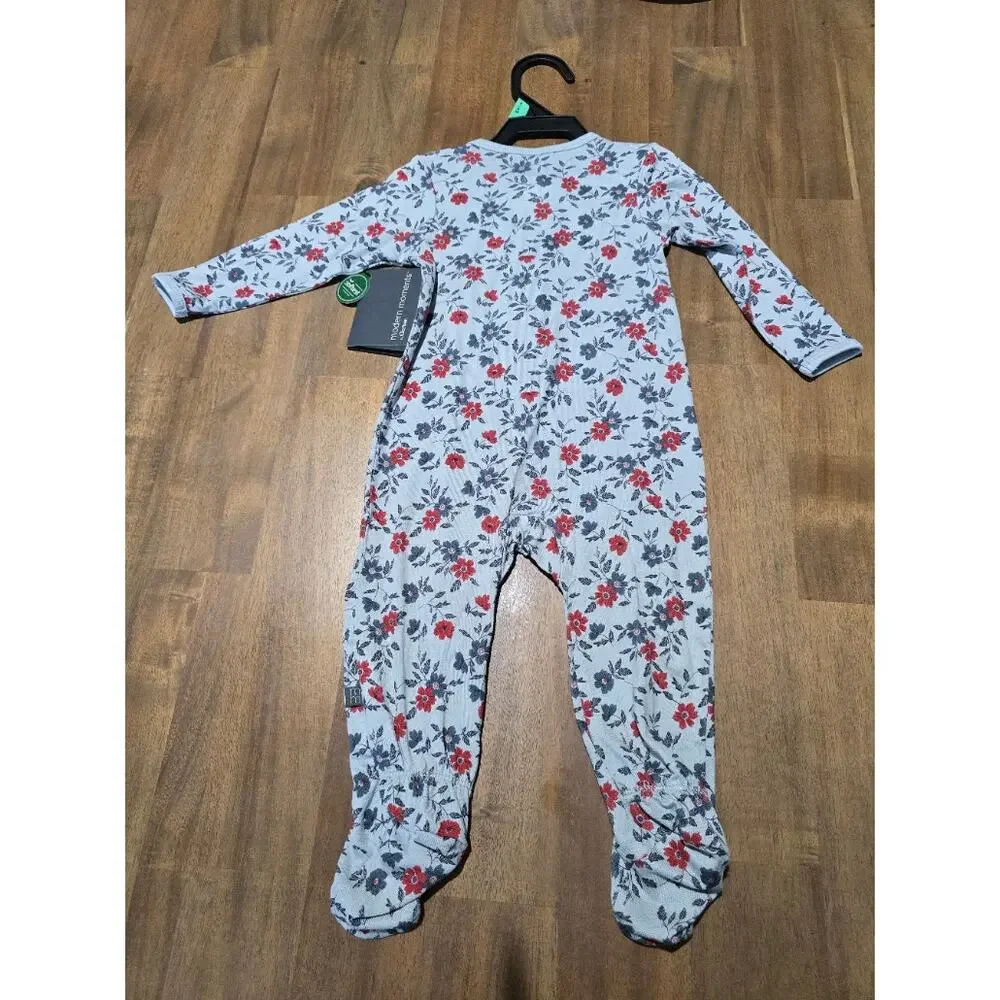 NWT Disney/Modern Moments by Gerber Baby Girls Footed Pajama LOT of 3 6-9 Months